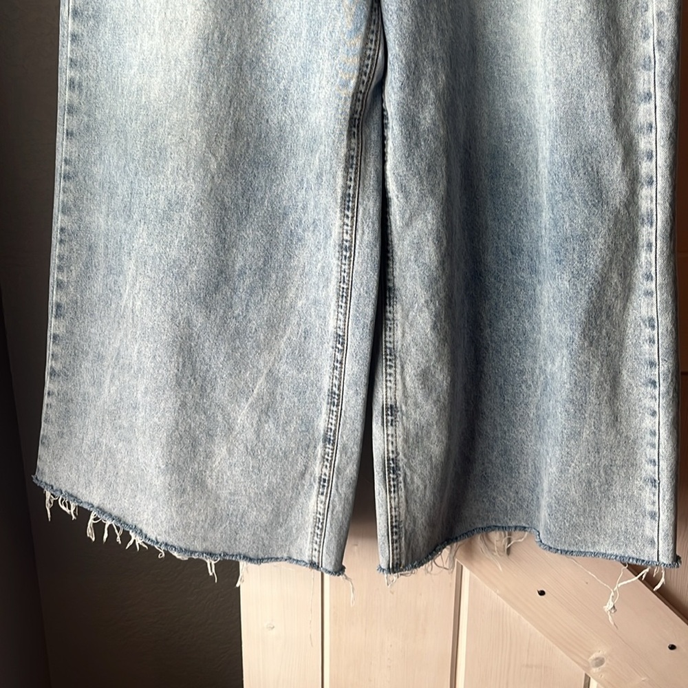 Dressed in LALA Light Blue Wide-Leg Jeans - Picture 3 of 10